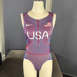 Nike Women’s Team USA Olympics Dri-FIT ADV Pro Elite Speedsuit S RARE